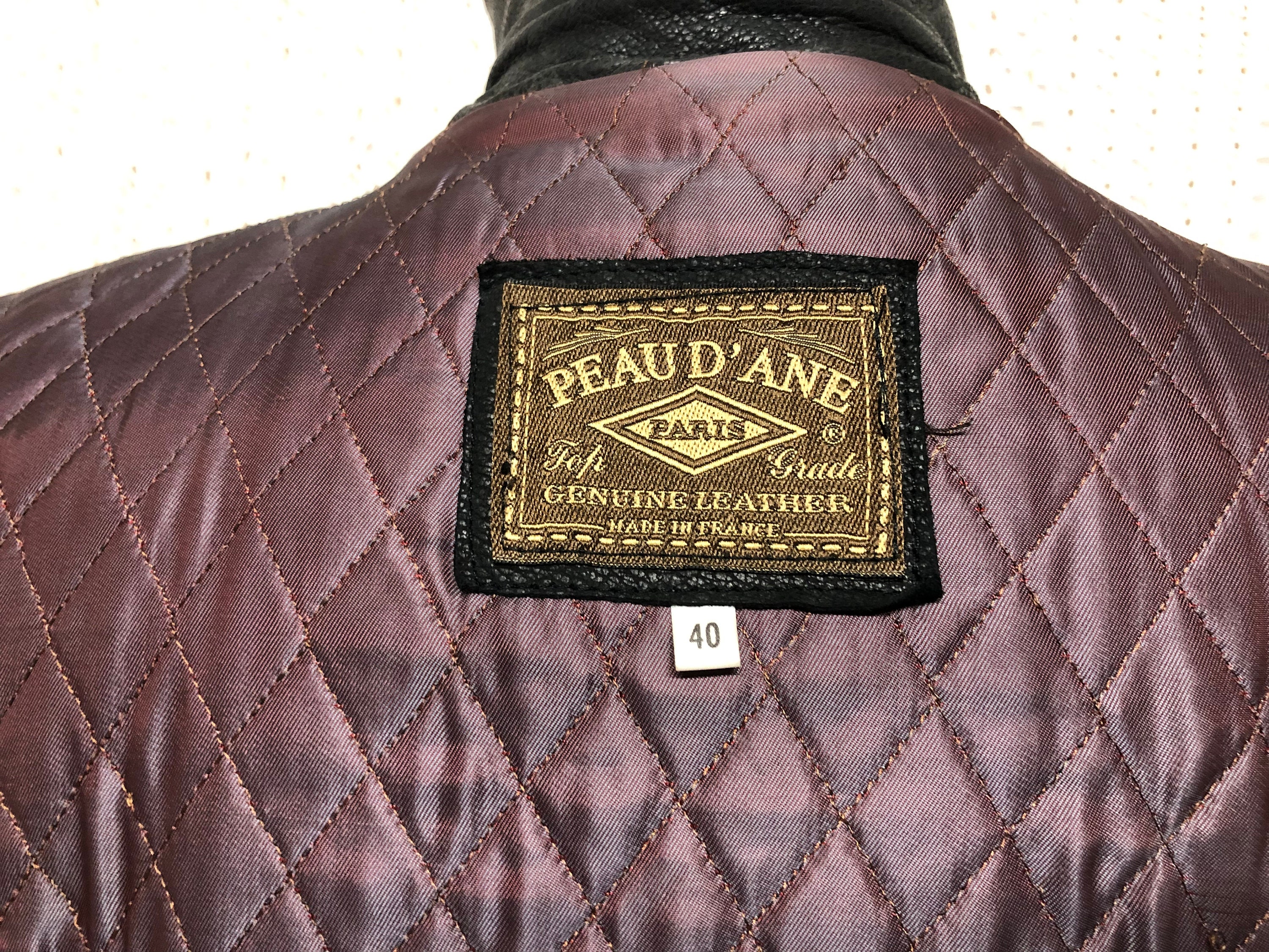 【新作入荷!!】  Peau D'ane Genuine in Coat Jacket Quarter Three Paris ジャケット・アウター