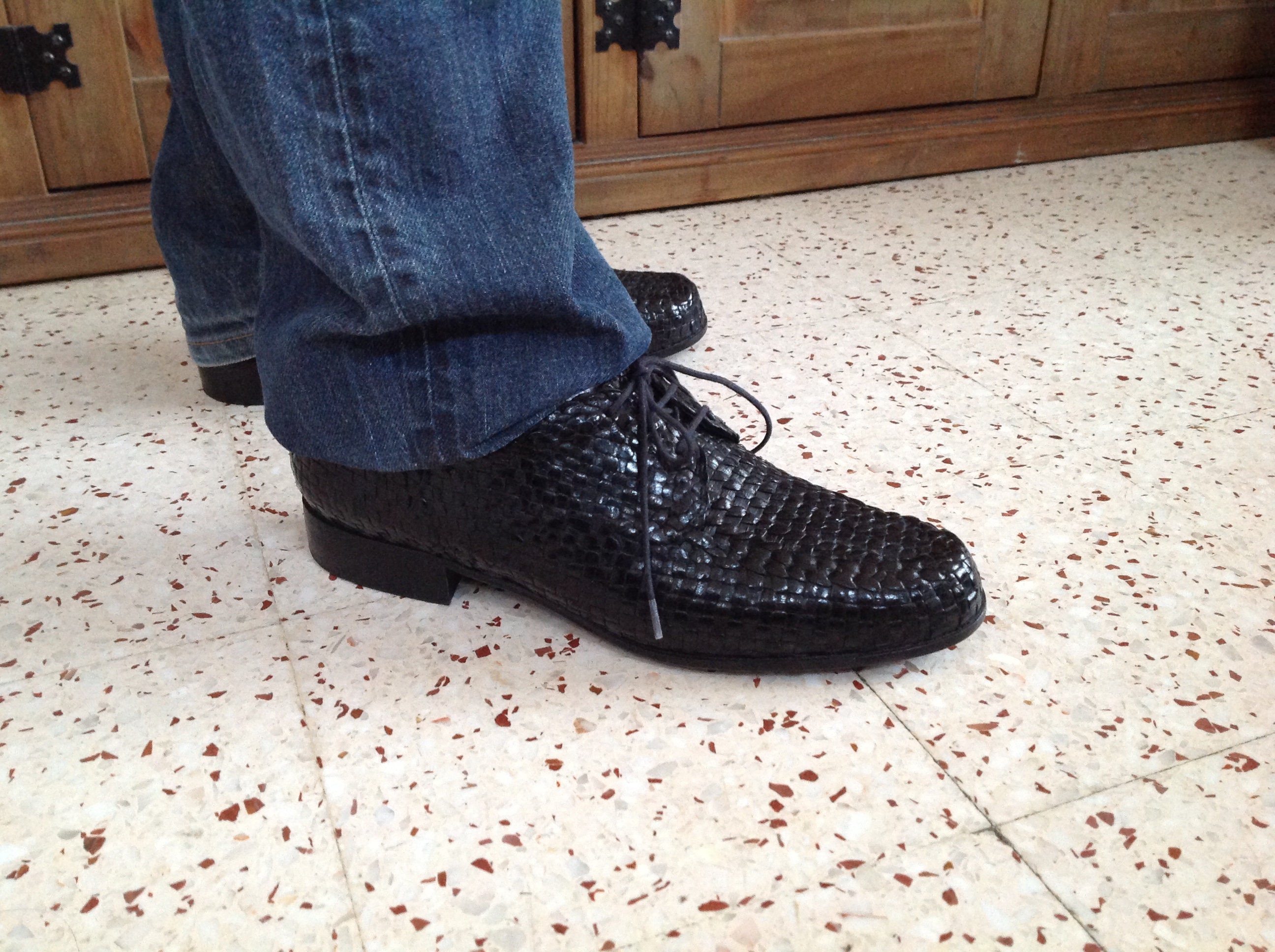 Patent Lace Up Derby