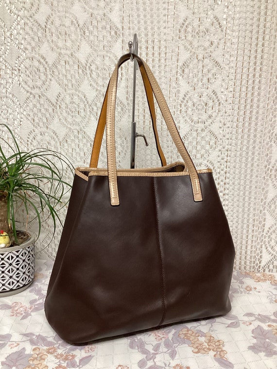 Coach Tote Bag Vintage Leather Tote Women's Handb… - image 10