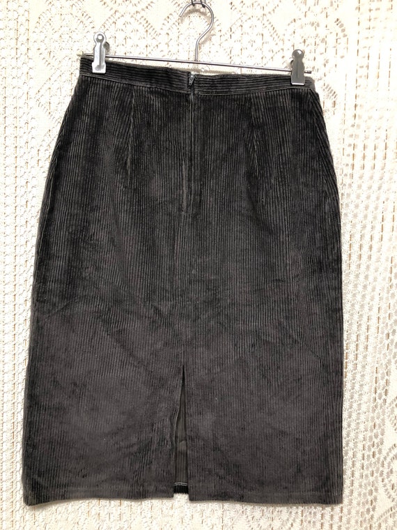 Women's Skirt Vintage Corduroy Ribbed Size 42 Wom… - image 6