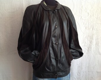 Vintage Leather Jacket Size 40