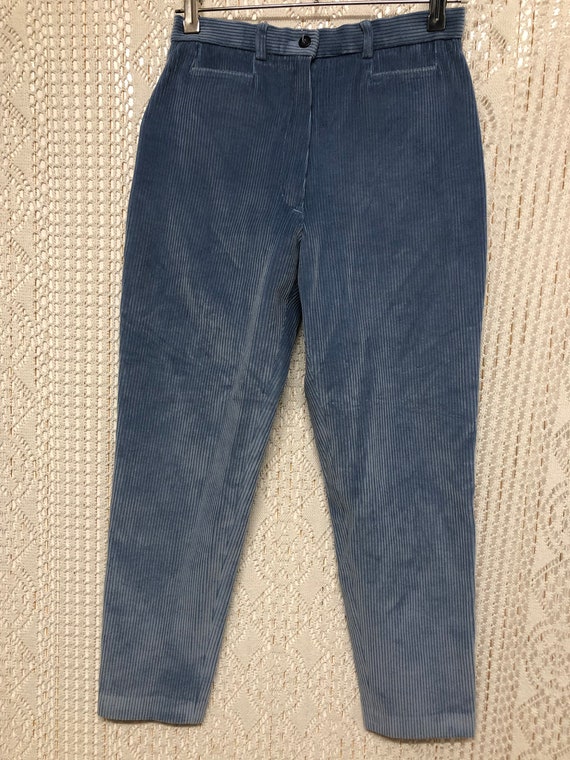 Pantalon Vintage En Velours Côtelé Marron - Taille 16 Femme - Occasion Très Bon état