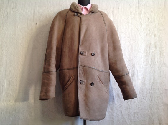 La Canadienne chaqueta de piel de oveja abrigo tamano 56 vintage hecho en Francia chaqueta de invierno abrigo Etsy Mexico