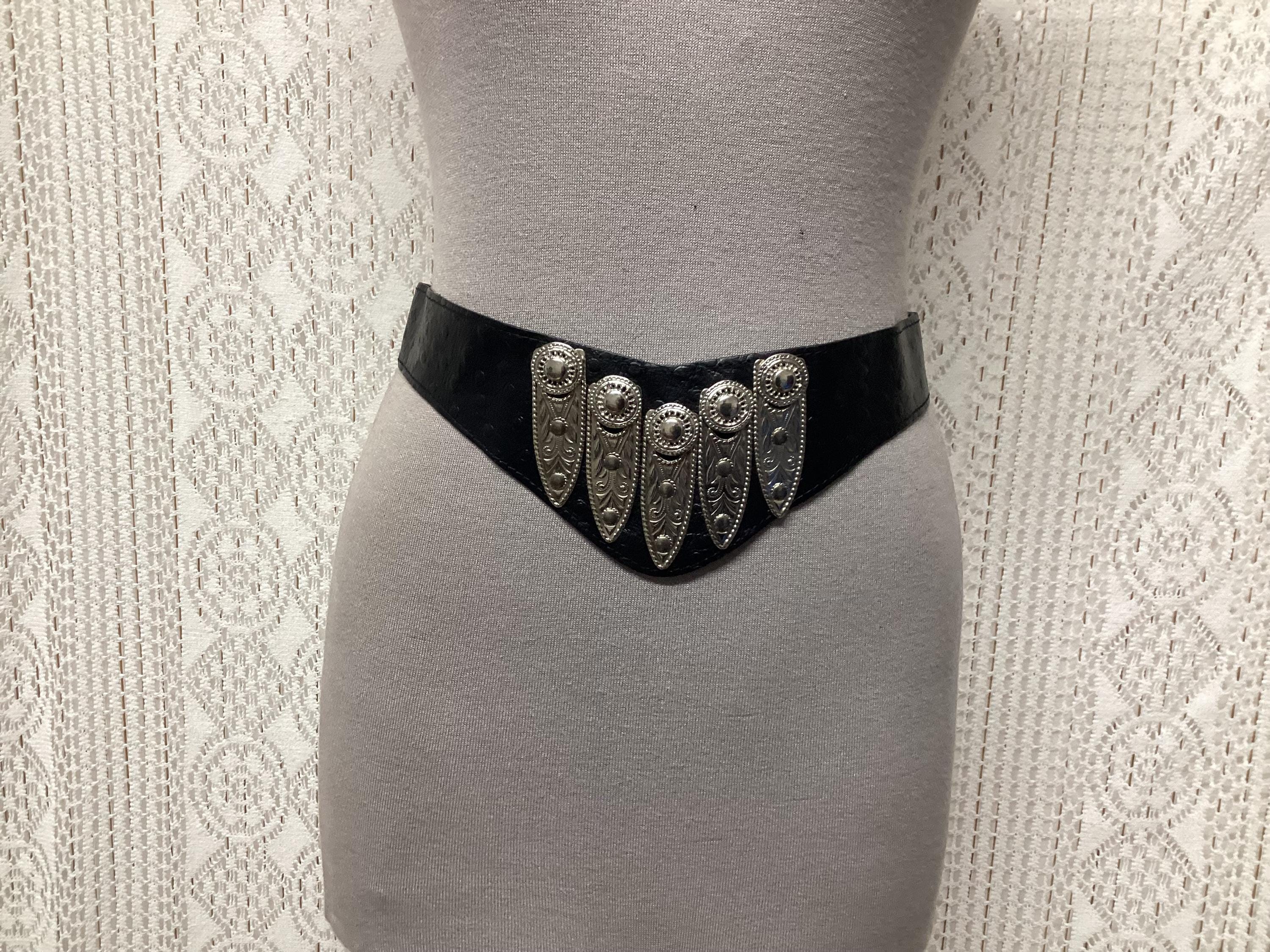 Sunbelt by Rosner Large Vintage Leather Belt Size M Western  display picture 1