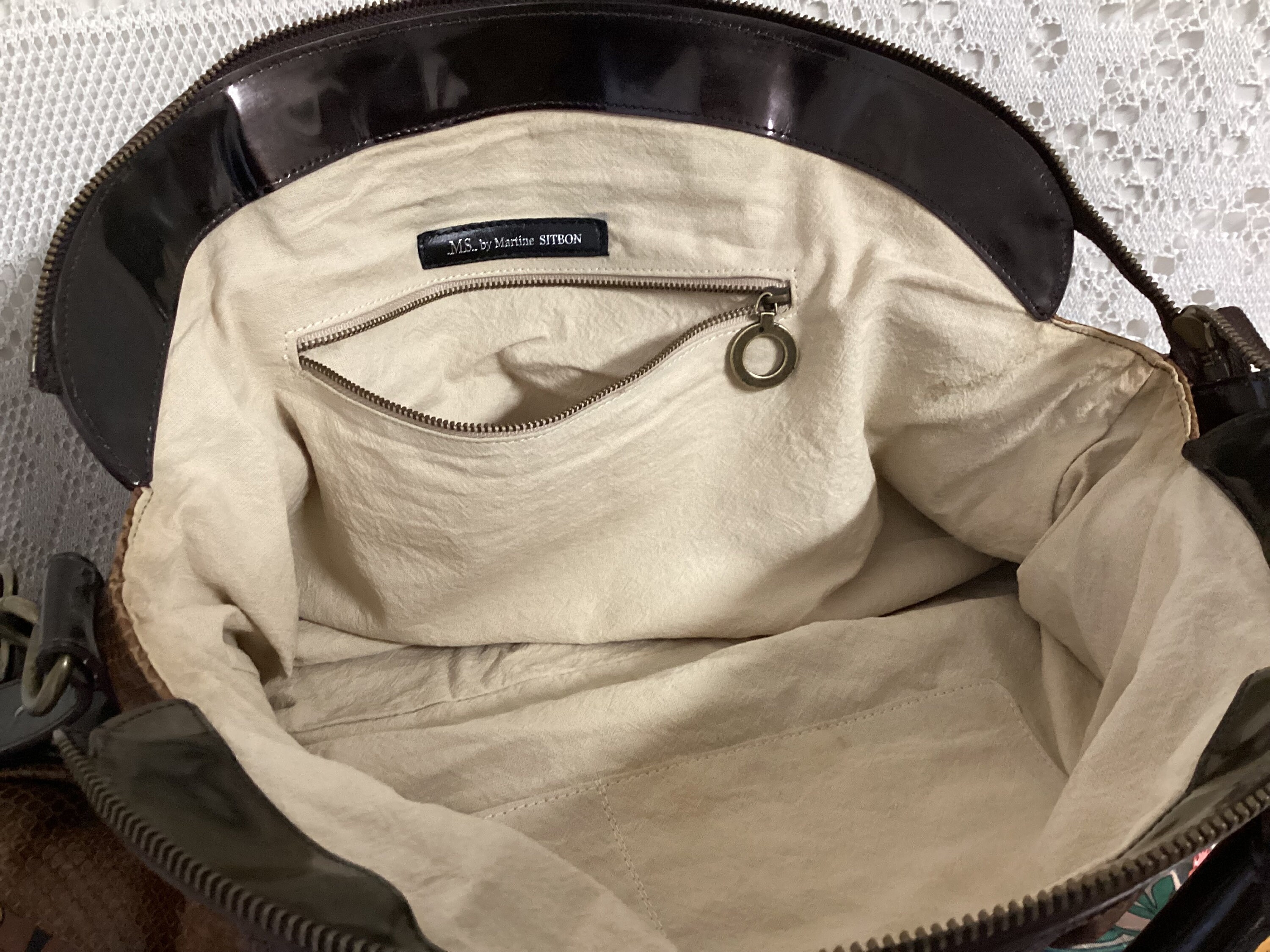 MS by Martine Sitbon Women's Handbag Vintage Leather Handbag MS by Martine Sitbon Women's Handbag Vintage Leather Handbag