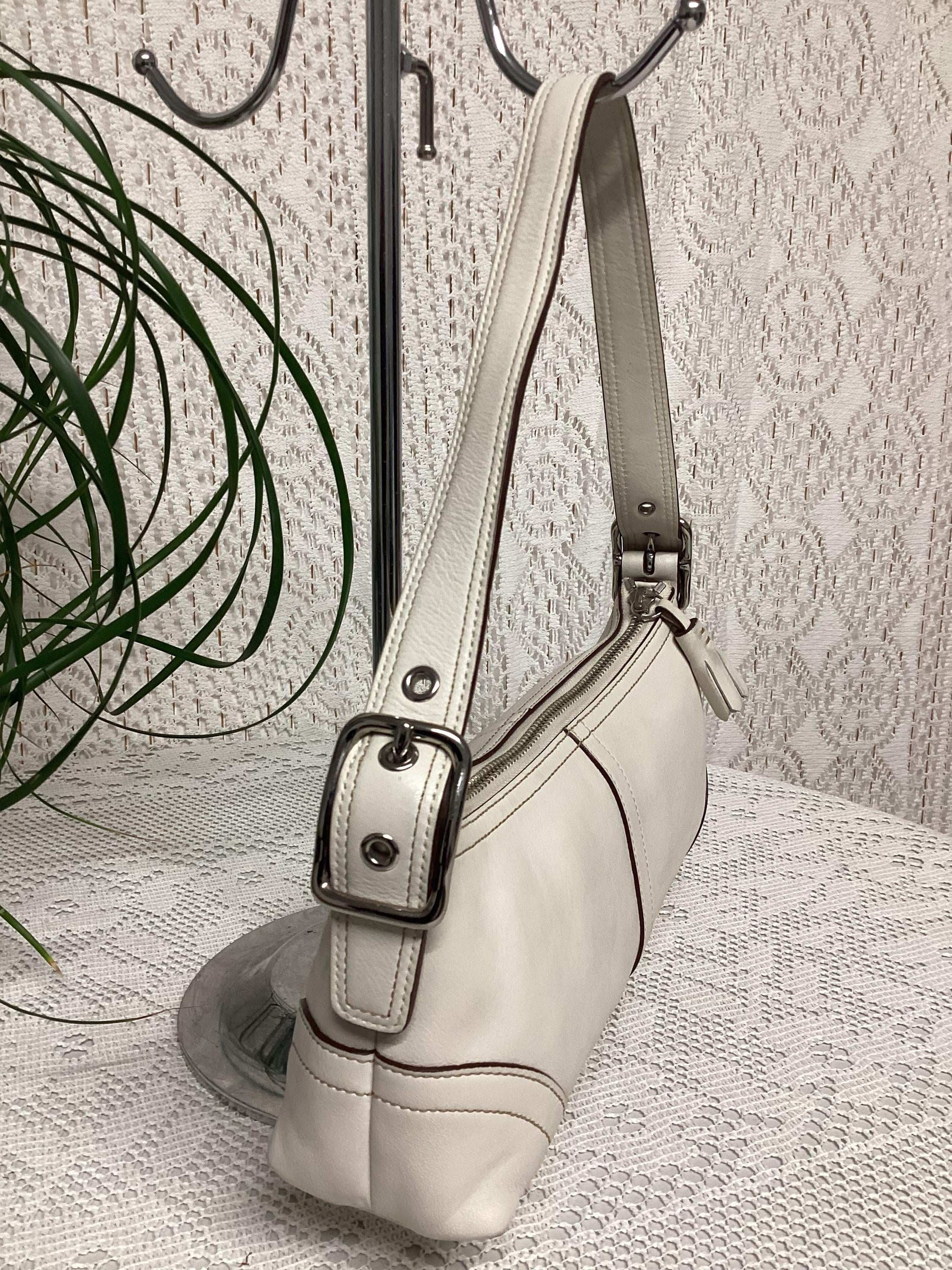 Coach Women's Handbag Mini Baguette Bag Vintage Leather Bag Coach