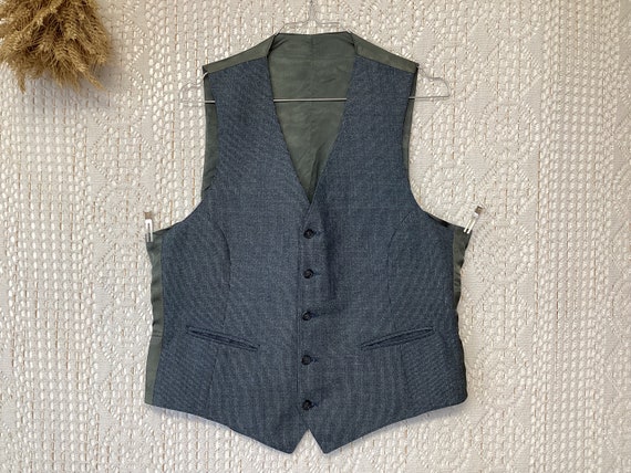 Buy Antique French Vest Jacket Vintage Size 48 Online in India - Etsy