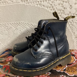 Dr Martens Bottines en Cuir 1230,5 Pointure Enfant Chaussures Vintage Made in England image 6