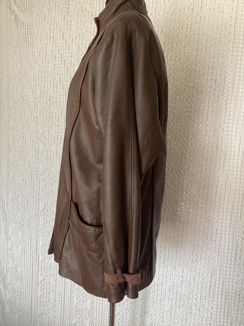 Cuirs Vanifosse Vintage Leather Jacket Size 4 Made in France image 8