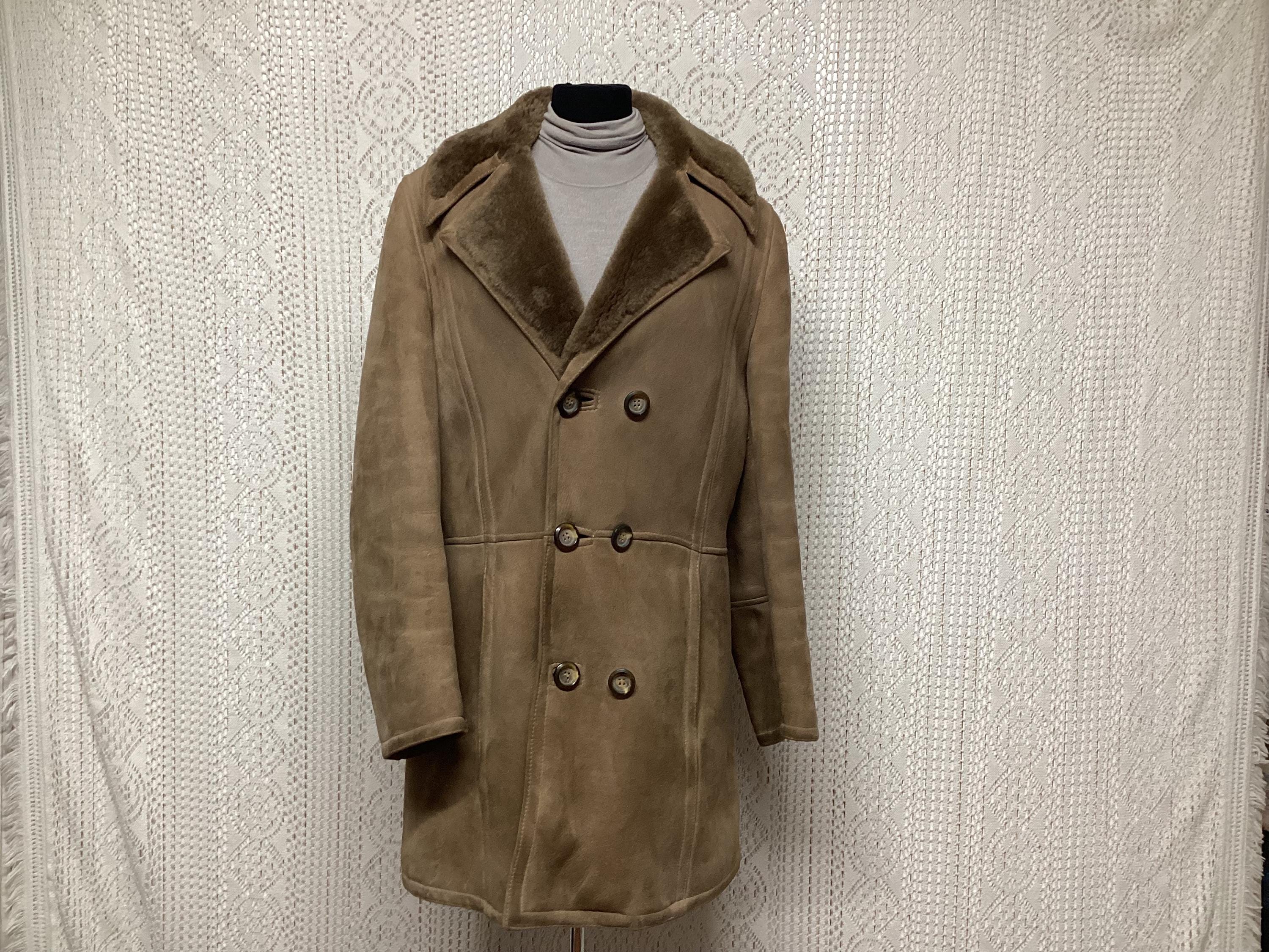 Manteau Chaud Effet Mouton Retourné Be Girl - Taille 42/44, Couleur Crème, Occasion Très Bon état