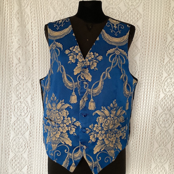 Canotier Paris Gilet Homme Vintage Antique Français Veston Fabriqué en France