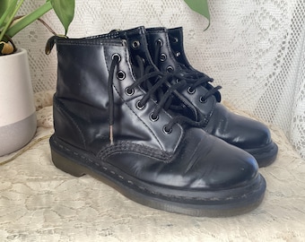 Dr Martens Bottines en Cuir  Noir Pointure 35/36 Chaussures Vintage