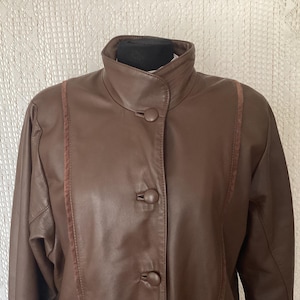 Cuirs Vanifosse Vintage Leather Jacket Size 4 Made in France image 1