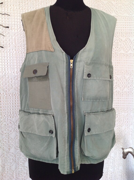 Vest Hunting Jacket Safari Vintage Size 46 Jacket Cargo Jacket