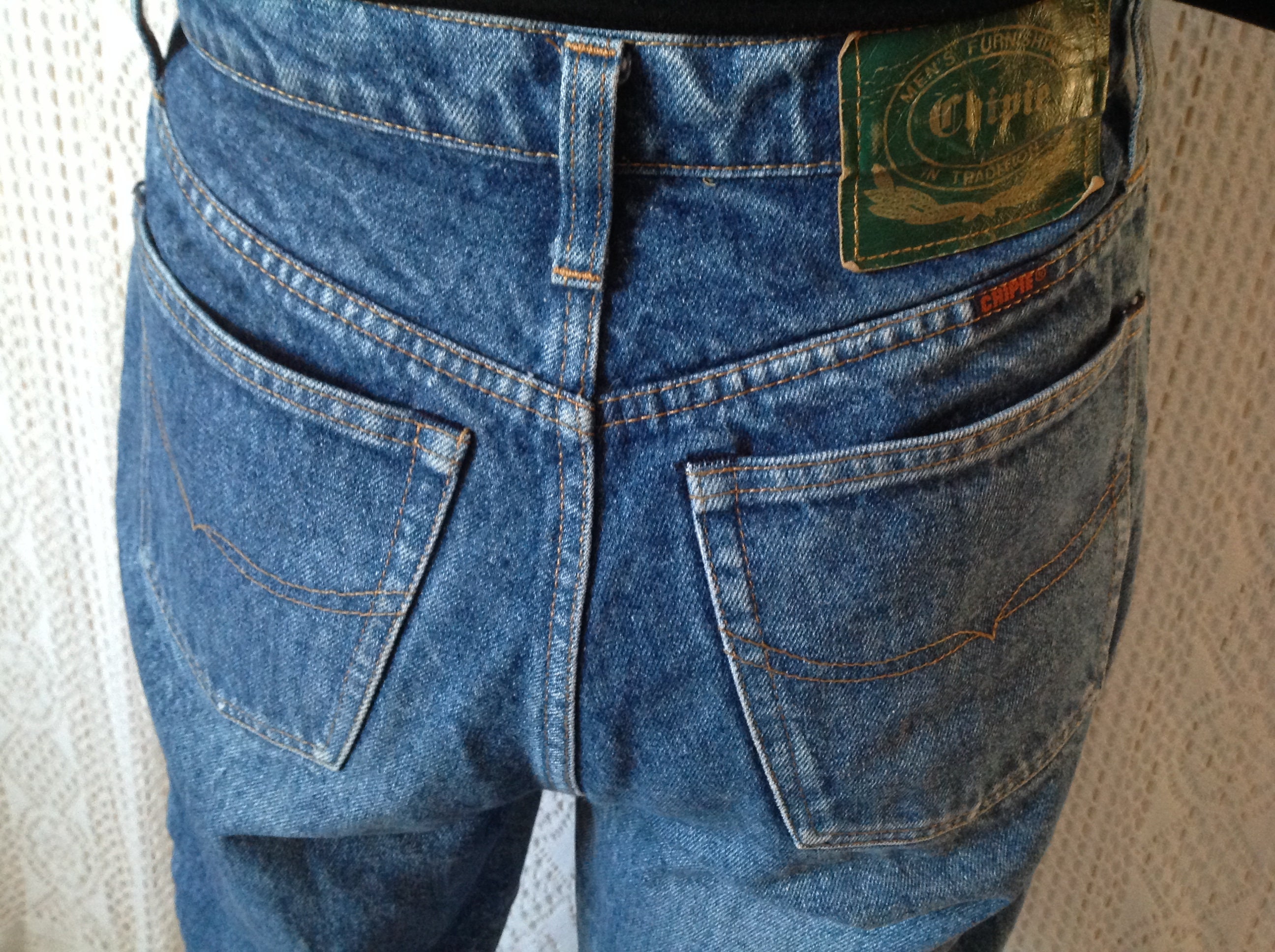 Pants Jeans Vintage Size 38 Chipie Jeans Blue - Etsy Israel