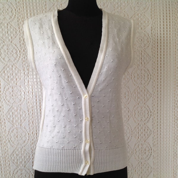 Prisu Gilet Pull Vintage Fabriqué en France