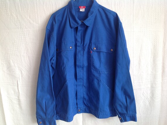 Vintage Work Blue Jacket Adolphe Lafont Jacket Si… - image 2