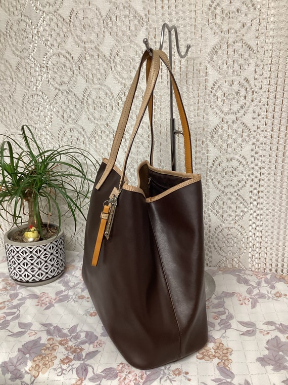Coach Tote Bag Vintage Leather Tote Women's Handb… - image 6