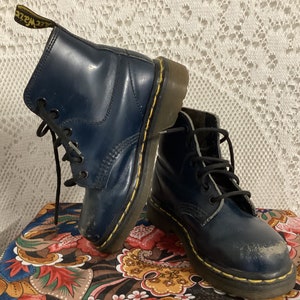 Dr Martens Bottines en Cuir 1230,5 Pointure Enfant Chaussures Vintage Made in England image 3