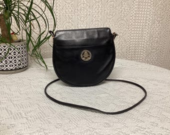 Pourchet Paris Minimalist Women's Handbag Vintage Leather Shoulder Bag Made in France
