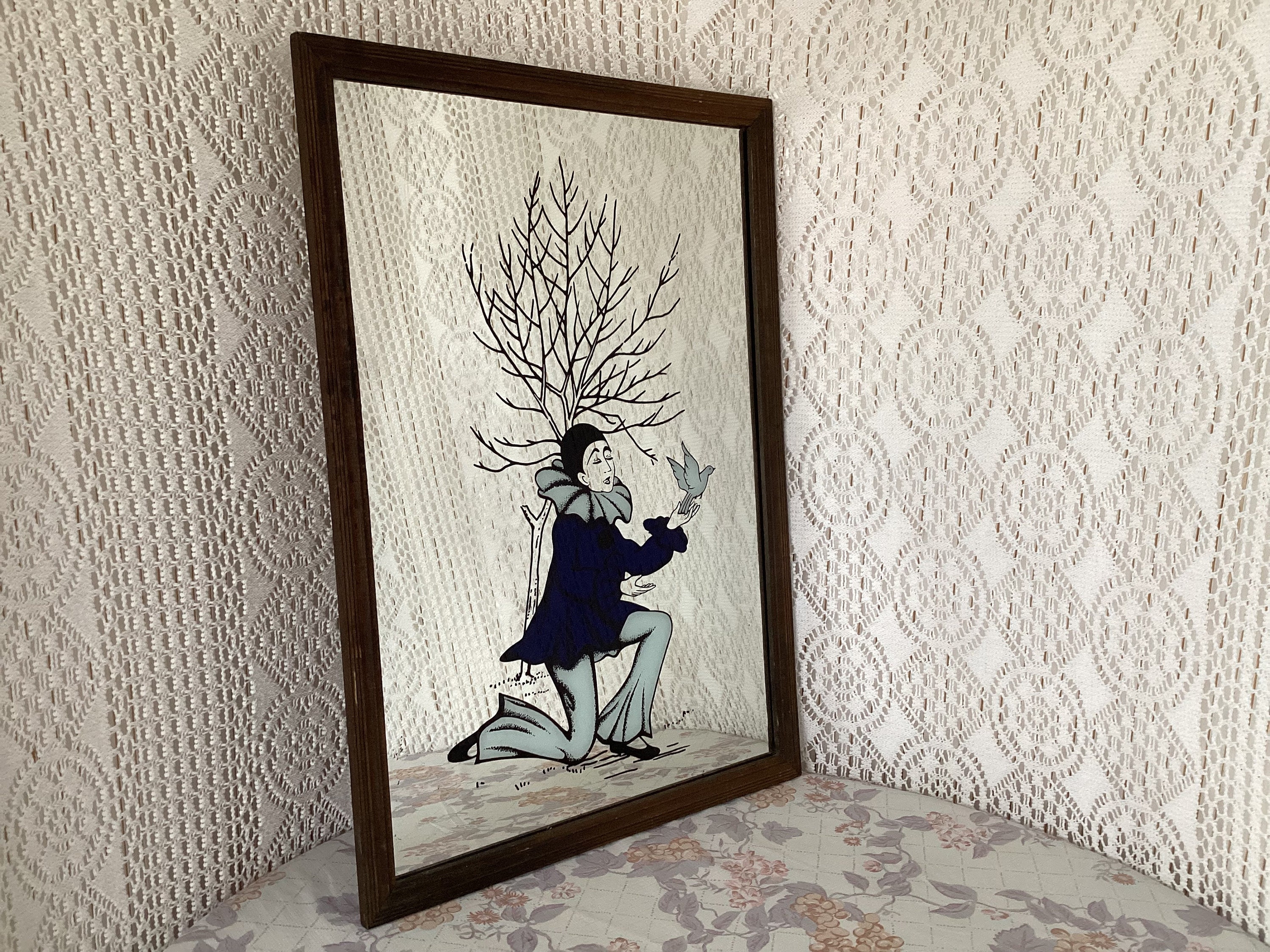 手描きイラスト 水彩画 原画 三つ編みの女の子111｜ハンドメイド・手芸
