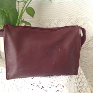 Le Tanneur Trousse de Toilette En Cuir Vintage Trousse de Voyage