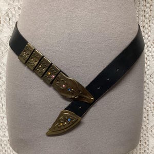 Ceinture en cuir Vitello Vintage - 35 mm - BONGÉNIE - NOIR - Bongénie