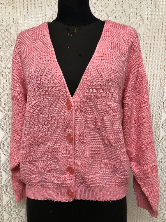 Vest Sweater Cardigan Vintage Size 38/40 Antique … - image 5