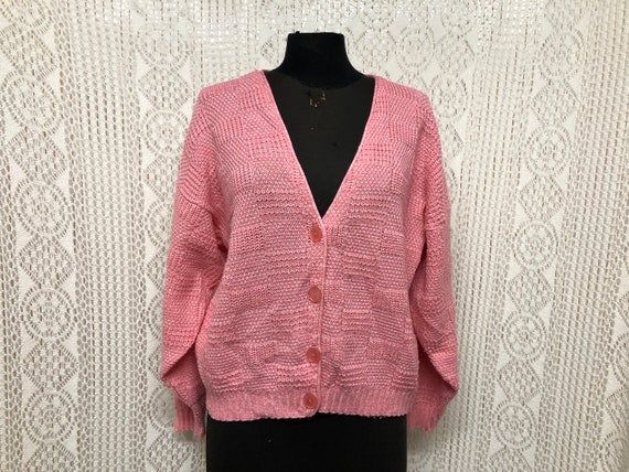 Vest Sweater Cardigan Vintage Size 38/40 Antique … - image 1