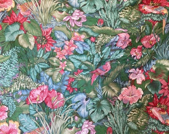 Vintage Cotton Fabric Coupon Floral Pattern Creative Leisure
