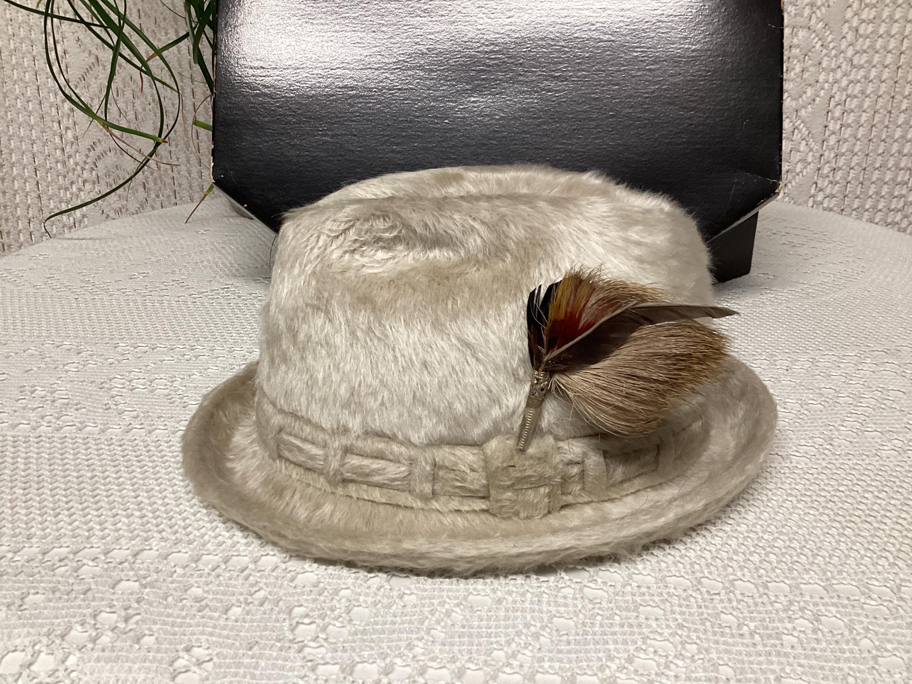 Biltmore Canadian Beaver Hat Genuine Vintage Beaver Felt Size 6 7