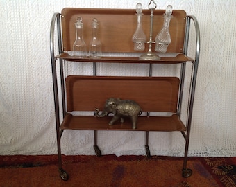 Folding Service Trolley Gerlinol Vintage Dessert Bar Trolley