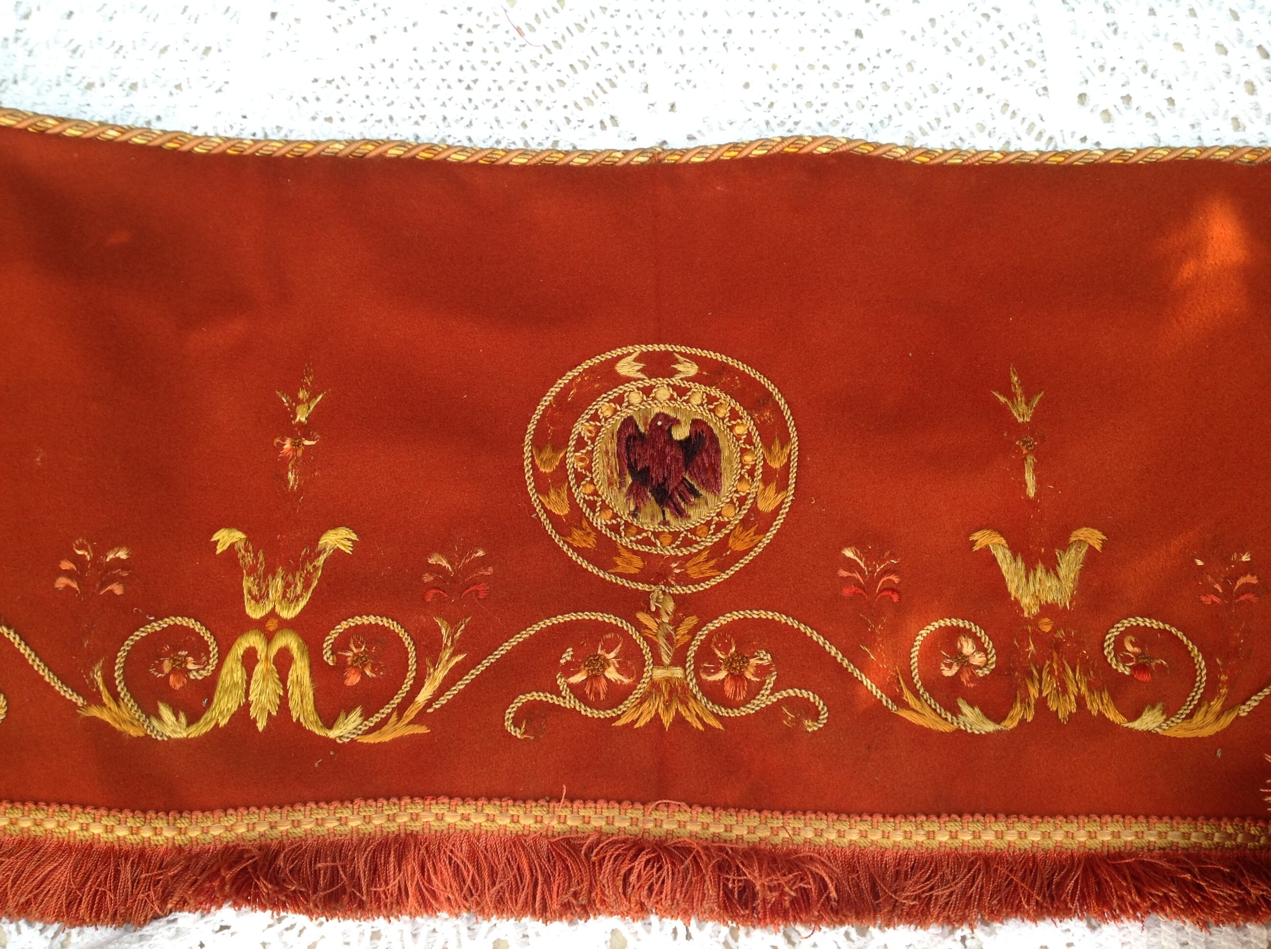 Cantonnière Dessus de Rideaux Ancien Ciel Lit à Baldaquin