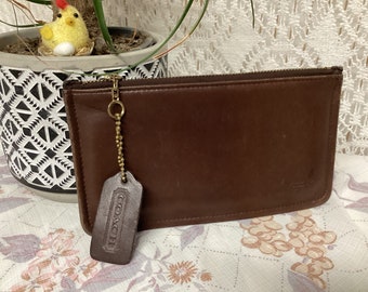 Bolso de Mujer Coach en Lona Vintage y Piel Minimalista Vintage Coach Skinny Bag