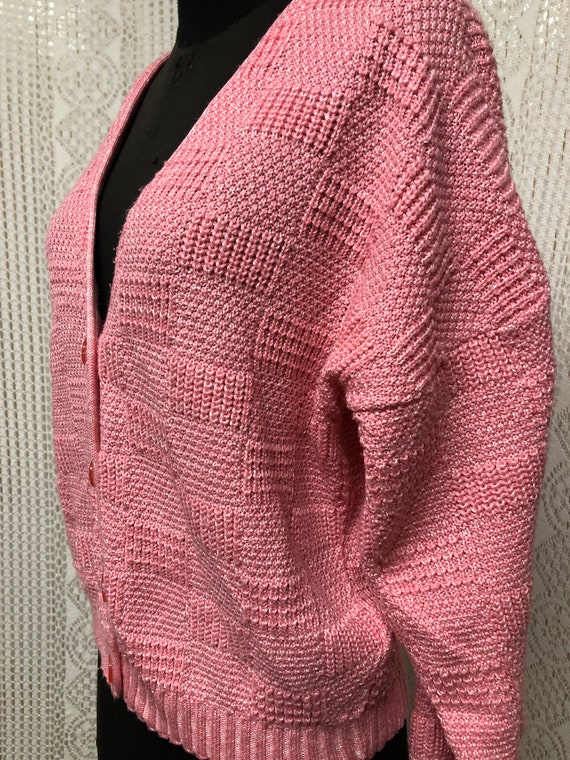 Vest Sweater Cardigan Vintage Size 38/40 Antique … - image 8