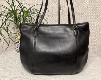 Coach Women's Vintage Leather Handbag Double Handle Coach 9998