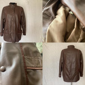 Cuirs Vanifosse Vintage Leather Jacket Size 4 Made in France image 6