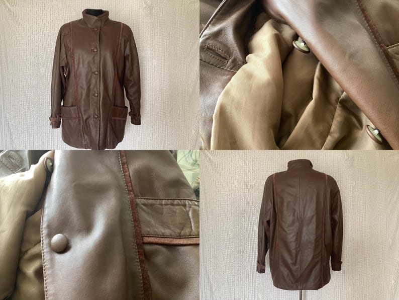 Cuirs Vanifosse Vintage Leather Jacket Size 4 Made in France image 6