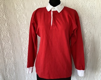 Mail Sport Polo Manches Longues Vintage Taille M Made in France