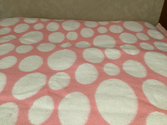 Dessus De Lit Vintage Cousu Main - Motif Panier Rouge/rose Et Blanc - 81x81 Cm