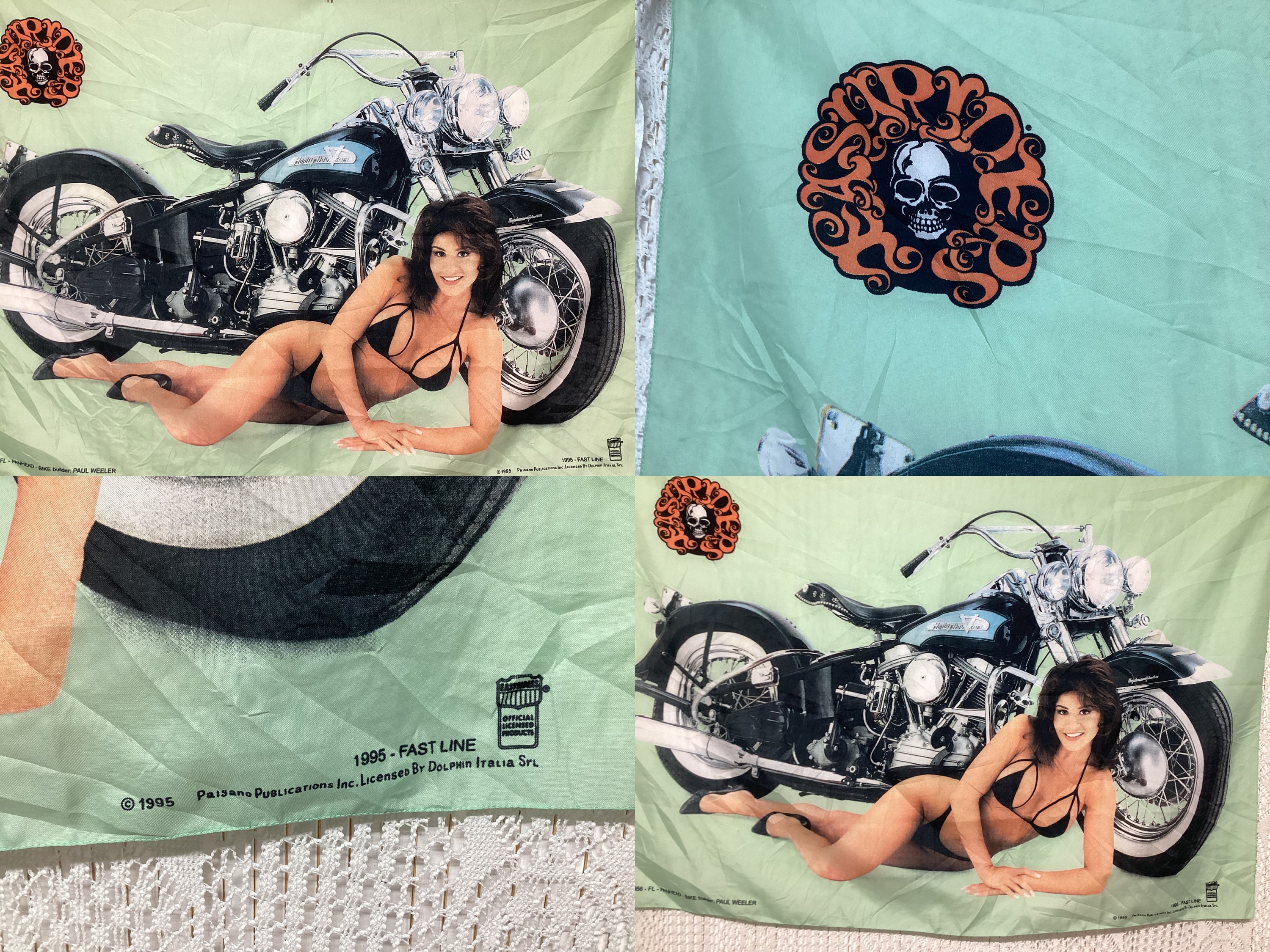 Easyriders Flag Poster Fast Line Poster Paisano Publications FL