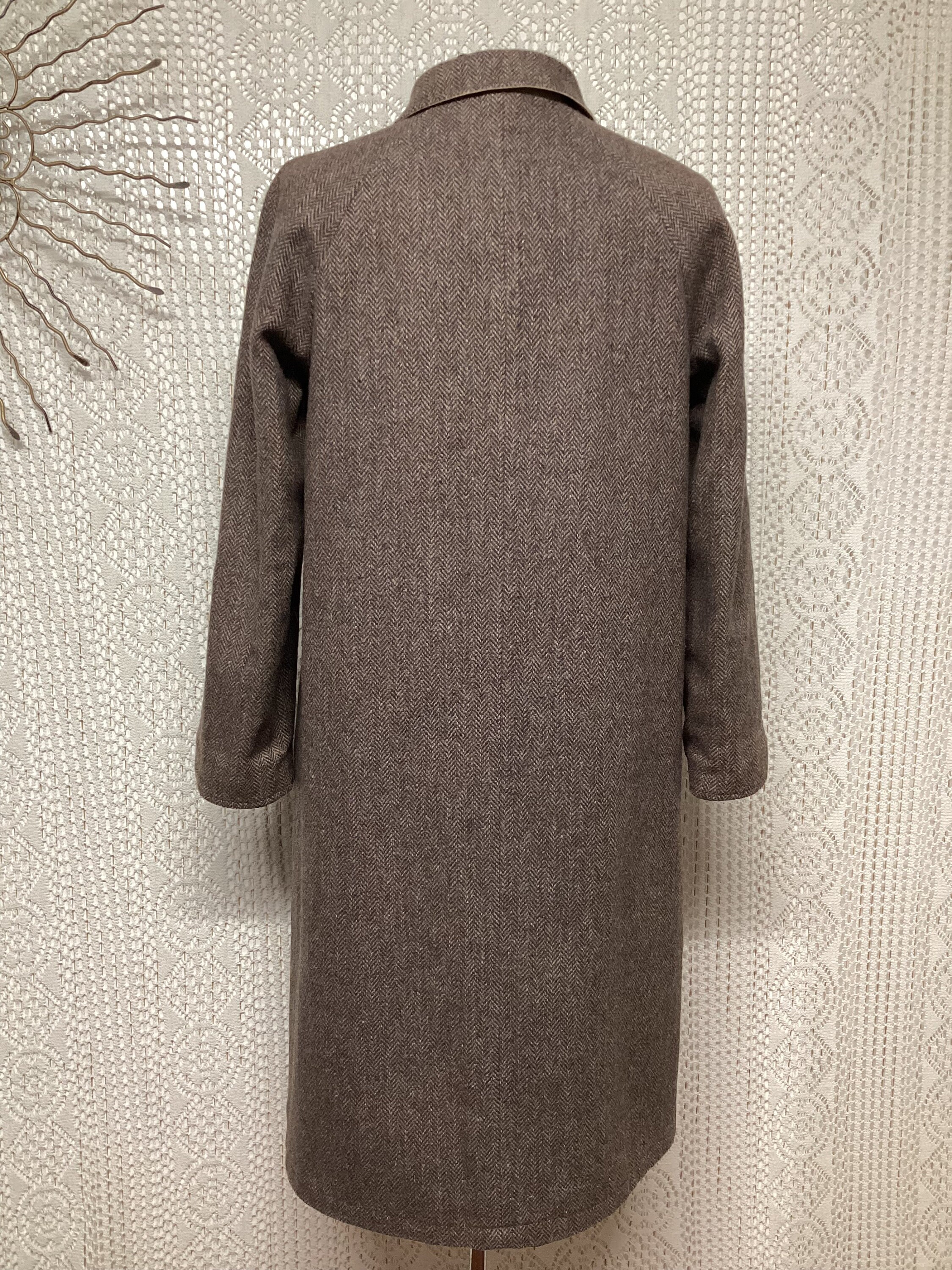 Caroll Vintage Women s Coat Size 38 Reversible Wool Coat Made