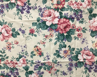 Vintage Cotton Fabric Coupon Floral Pattern Creative Leisure
