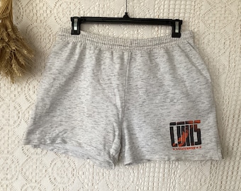 Converse Short de Sport Vintage Cons Taille M Gris Chiné