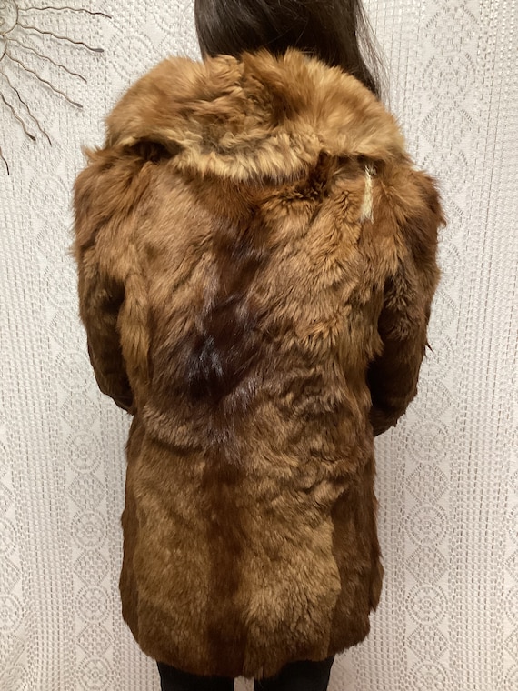 Vintage Real Fur Jacket Coat Size 38 Winter Jacket Coat Large