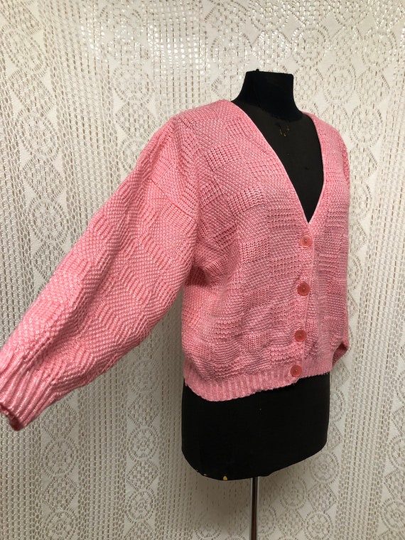 Vest Sweater Cardigan Vintage Size 38/40 Antique … - image 4