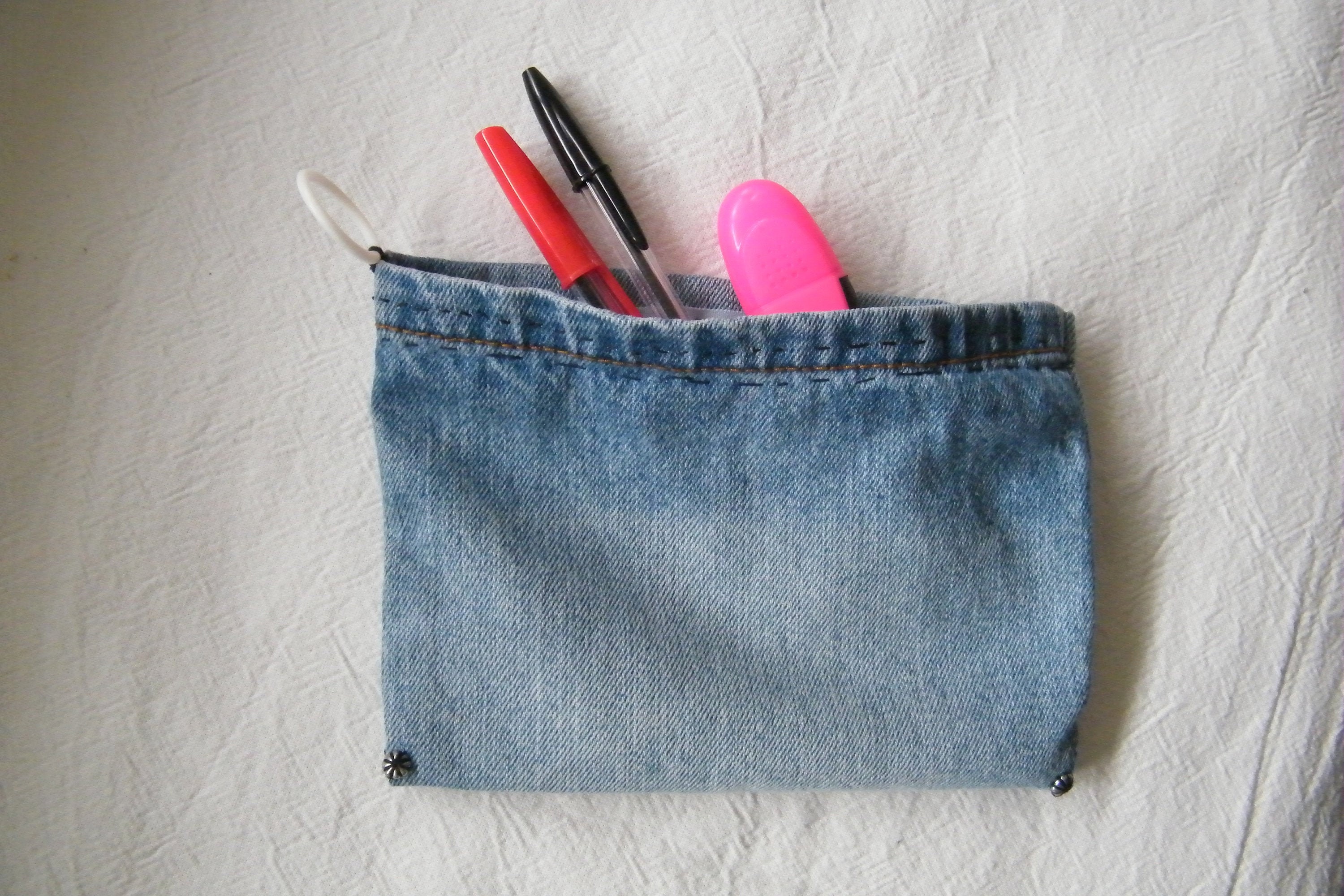 Pochette Denim Recyclé