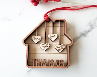 House Christmas Ornaments | Personalized Home Ornaments - Simple & Sentimental