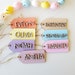 Personalized Easter Basket Tags, Personalized Easter Tags, Tags for Easter Baskets, Wood Laser Cut Tag,Easter Tag, Easter Name Tags 