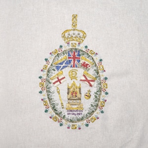 Embroidery Kit - King Charles III - CORONATION.  updated kit 2024
